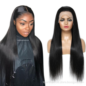 Vendor Wholesale 13X4 13X6 HD Swiss Lace Frontal Wig,Raw Virgin Cuticle Aligned Wig,Brazilian Human Hair Lace Front Wig